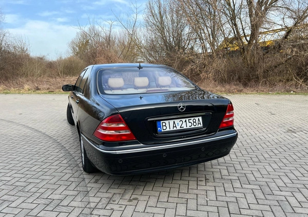 Mercedes-Benz Klasa S cena 34900 przebieg: 162000, rok produkcji 2000 z Białystok małe 781